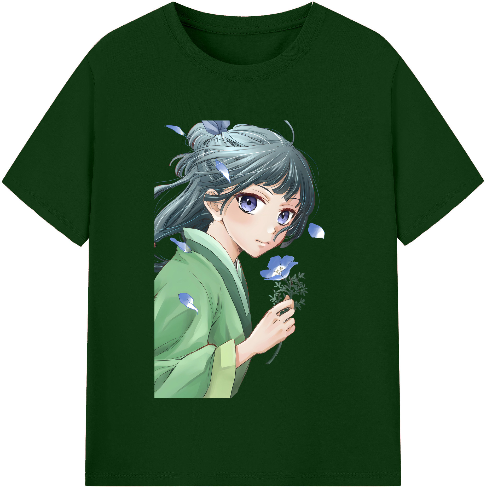 （画像用） 薬屋のひとりごと The Apothecary Diaries 綿100％半袖Tシャツ（フロントプリント）